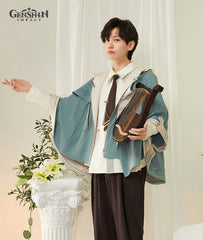 Venti Impression Apparel Hooded Cape Coat