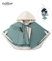 Venti Hooded Cape Coat