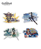 Genshin Impact Drama Series Character Reflective Sticker, Car Decal