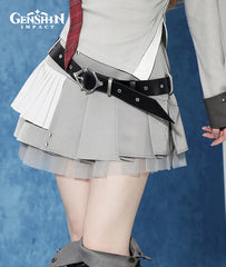 Tartaglia Asymmetrical Pleated Skirt