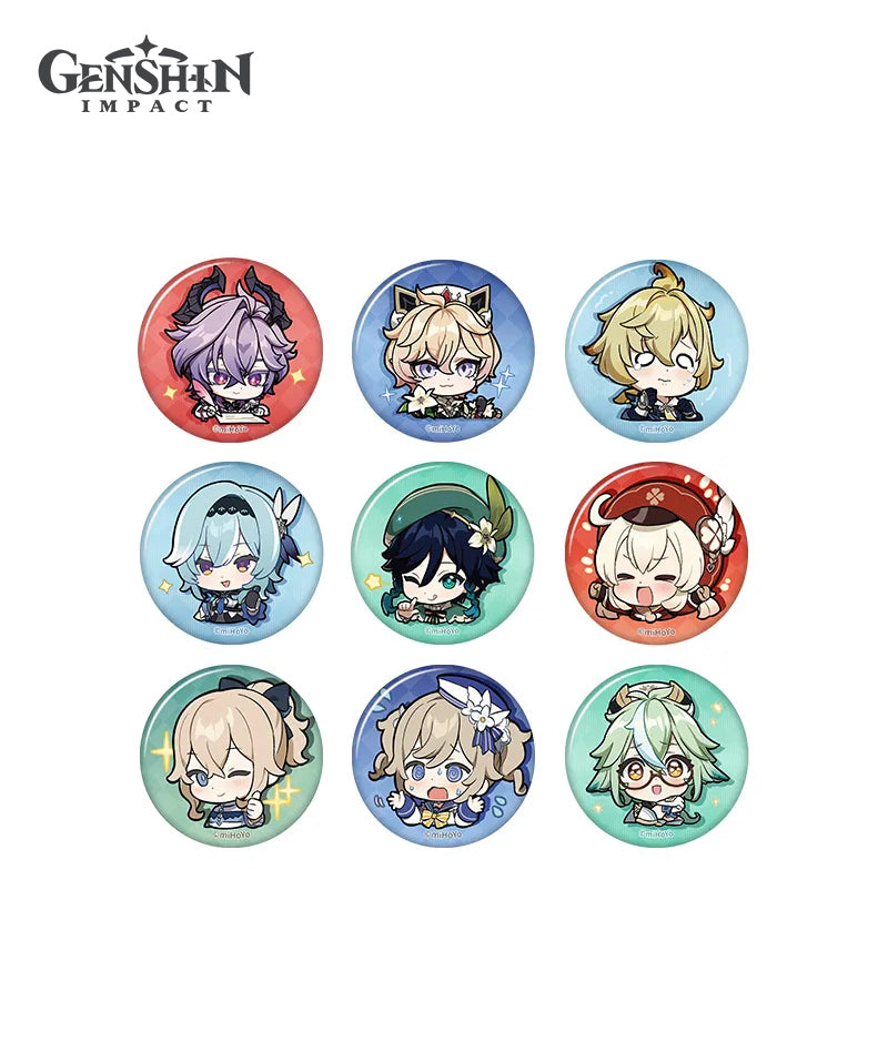 Mondstadt Character Chibi Expression Badge