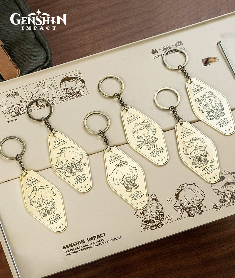 Go Camping! Series Metal Keychain