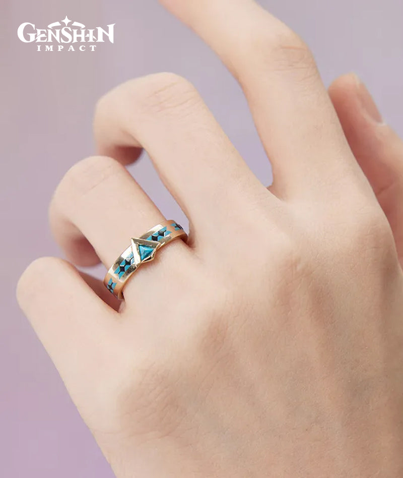 Citlali Impression Turquoise Ring