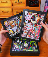 Genshin Impact 3D Shadow Box Art