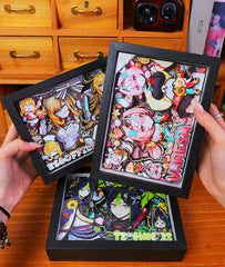 Genshin Impact 3D Shadow Box Art
