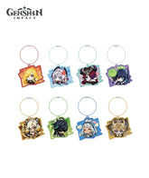 Genshin Natlan Characters Keychain