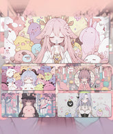Genshin Impact Cute Characters Mouse Pad