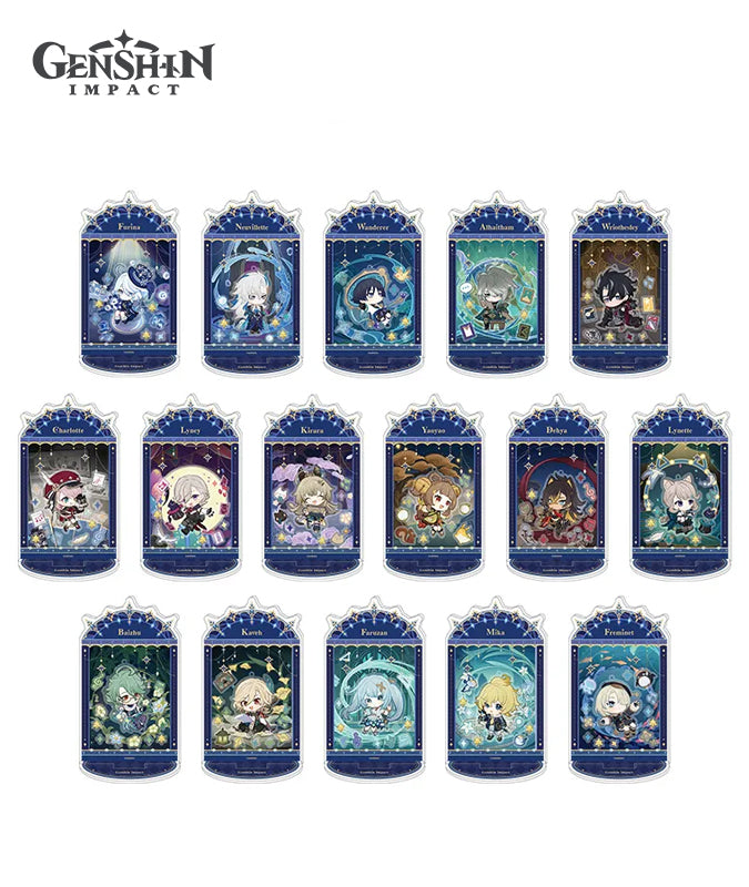 Genshin Impact Starlit Letter Character Acrylic Stand