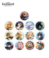 Genshin Impact Theme Character Badges