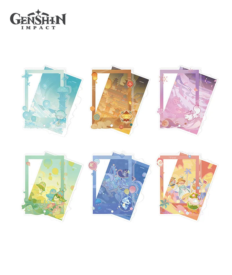 Genshin Themed Acrylic Merch Display Frame