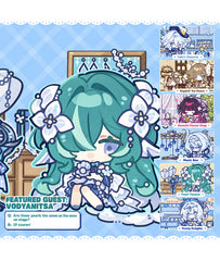 Genshin Impact Anastasya Vesna Noy Mitya Acrylic Stand & Bead Chain Keychain