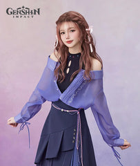 Citlali Impression Shirt Knit Set