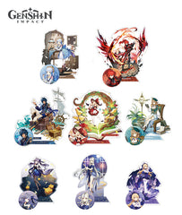 Teyvat Style Series Merchandise - Badge & Stand