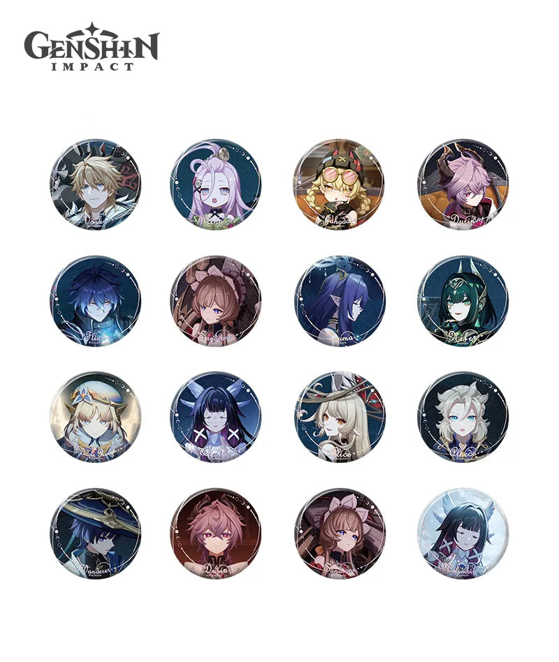 Genshin Moonlit Ballad of The Night Badge Blind Box