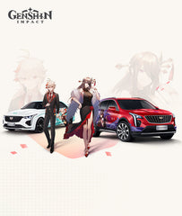 Genshin Impact x Cadillac 1:18 Scale Model Car