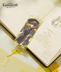 Genshin Impact x Sanxingdui Museum Zhongli Metal Bookmark