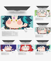 Genshin Cute Characters Gaming Mouse Pad