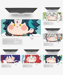 Genshin Cute Characters Gaming Mouse Pad