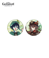 Venti & Hu tao Waterborne Poetry Themed Badge