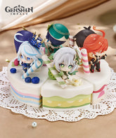 Genshin Chibi Cake Figures