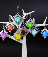 Genshin Fatui Delusion Metal Keychains