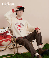 Klee Impression Beige Fleece Lined Sweatshirt