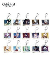 Mondstadt & Liyue Character PV Acrylic Keychain