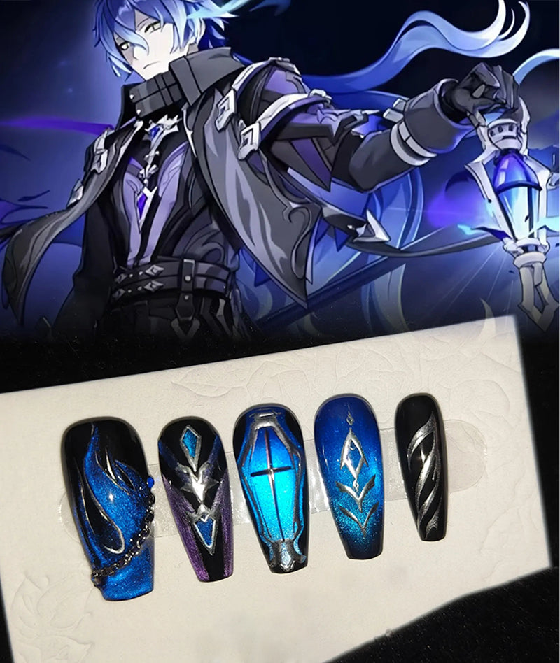 Genshin Impact Ita Press on Nails | Flins, Citlali & Kaveh