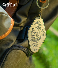 Zhongli Metal Keychain