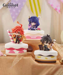 Mavuika, Raiden Shogun, Zhongli Chibi Cake Figures