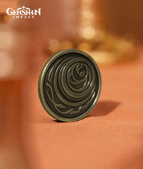 Flins Decision Coin Pendant Necklace Set