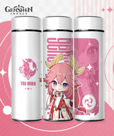 Genshin Xiao Nilou Zhongli Thermos Water Bottles with LED Temperature Display