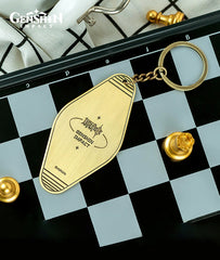 Genshin Go Camping! Series Metal Keychain