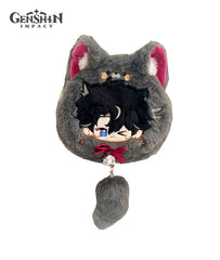 Genshin Impact Wriothesley Wolf Plush Coin Purse