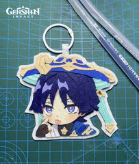 Scaramouche Non-Woven Fabric Keychain Charm