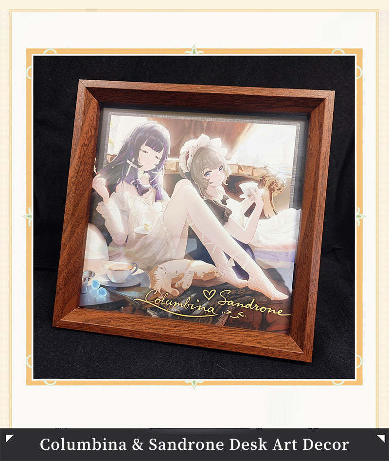 Columbina & Sandrone Desk Art Decor