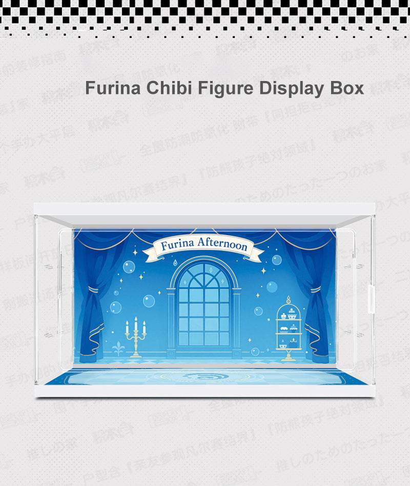 Furina Chibi Figure Display Box