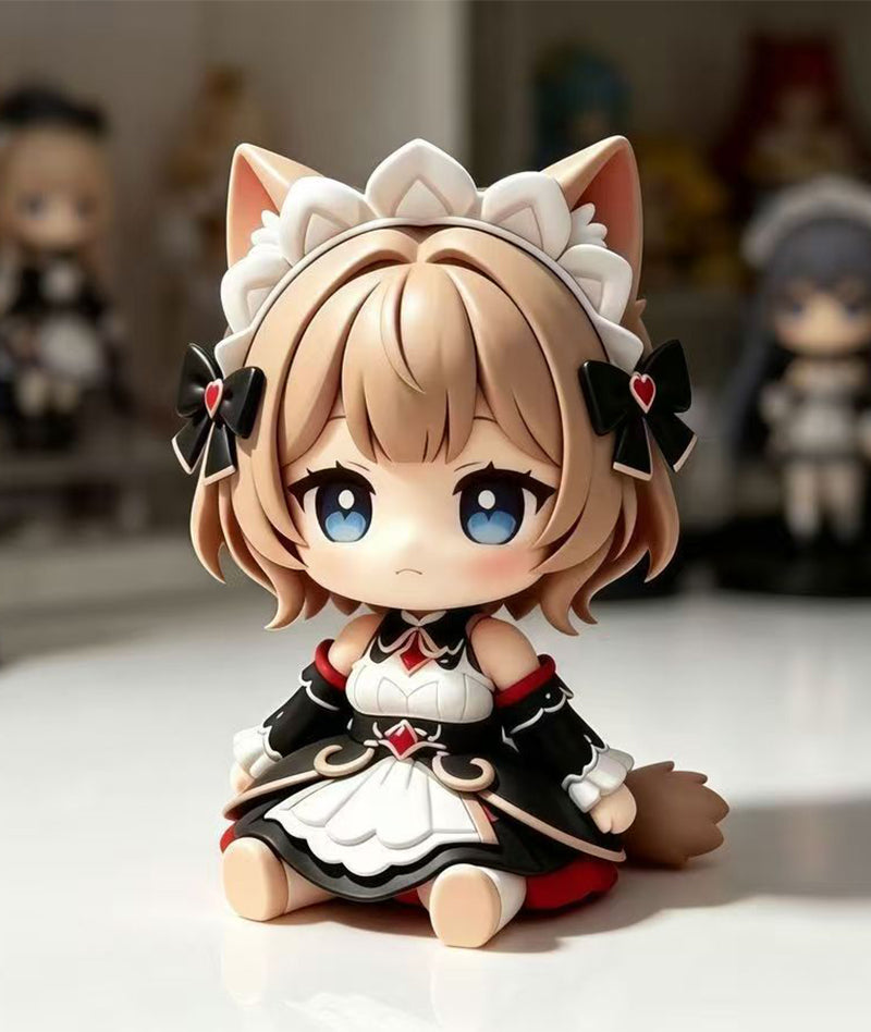 Genshin Impact Sandrone Cat Chibi Figurine