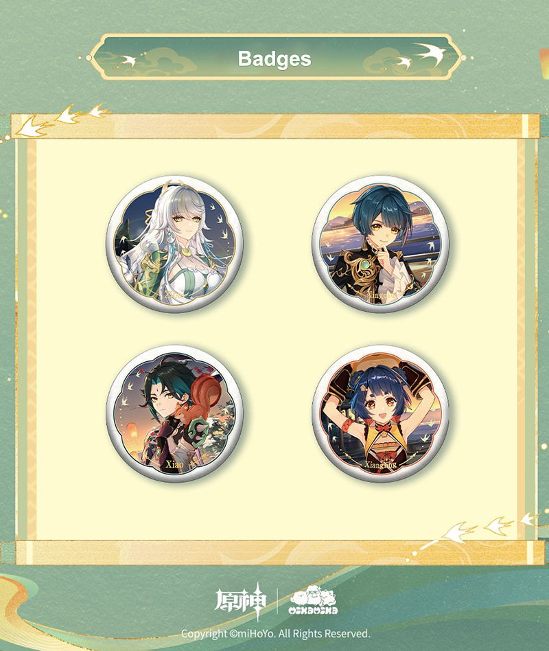 Genshin Impact × MikaMika Pop-Up Badges