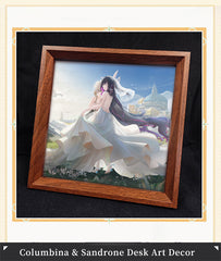 Columbina & Sandrone Framed Shikishi Board