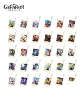 Genshin Impact Character Birthday Acrylic Charm