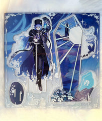 Genshin Impact Flins Postcard, Badge, and Stand