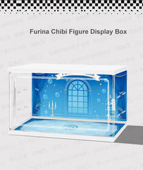 Genshin Furina Chibi Figure Display Box