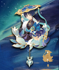 Genshin Wanderer Metal Badge