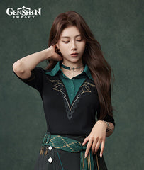 Genshin Alhaitham Impression Knit Top