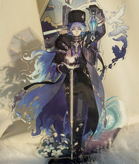 Genshin Impact Flins Postcard, Badge, and Stand