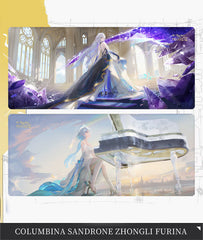 Skirk and Furina Mouse Pad