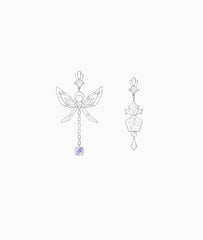 Genshin Impact Columbina Necklace, Earrings & Ring