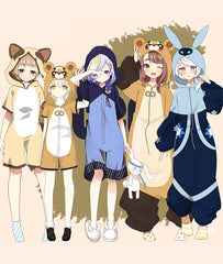 Genshin Impact Qiqi & Sayu Pajamas