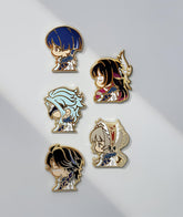 Genshin Impact Fatui Harbingers Enamel Pins
